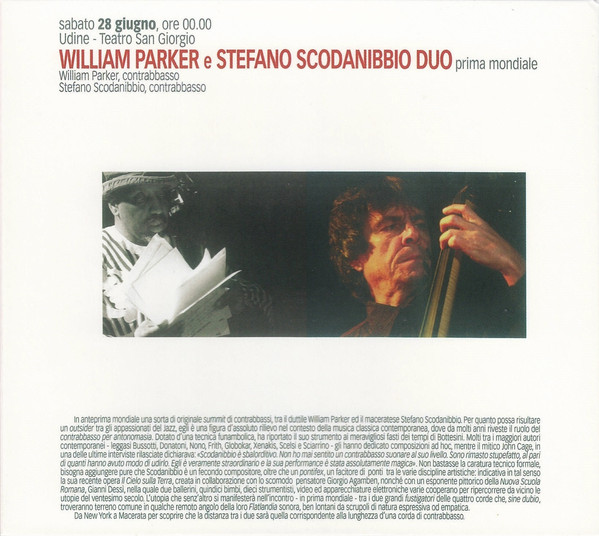 WILLIAM PARKER - William Parker & Stefano Scodanibbio : Bass Duo cover 