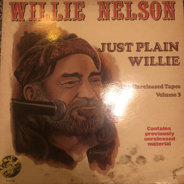 WILLIE NELSON - Just Plain Willie - The Unreleased Tapes Volume 3 cover 