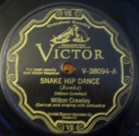 WILTON CRAWLEY - Snake Hip Dance / She's Driving Me Wild cover 