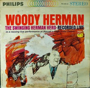 WOODY HERMAN - The Swinging Herman Herd-Recorded Live cover 