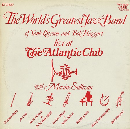 WORLD'S GREATEST JAZZ BAND - Live At The Atlantic Club cover 