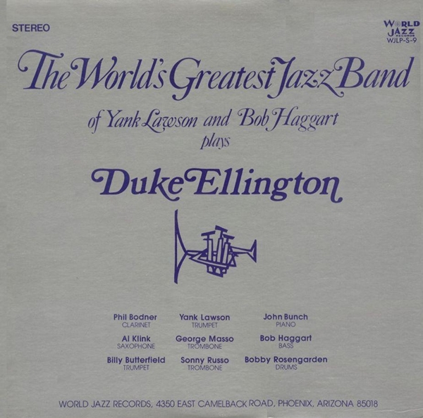 WORLD'S GREATEST JAZZ BAND - Plays Duke Ellington cover 