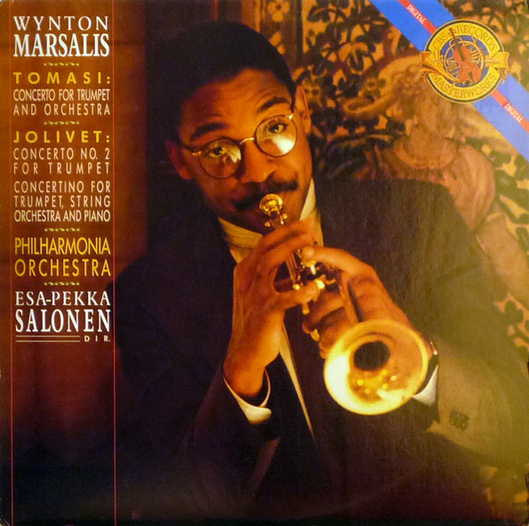 WYNTON MARSALIS - Tomasi: Concerto For Trumpet And Orchestra / Jolivet: Concerto No. 2 For Trumpet - Concertino For Trumpet, String Orchestra And Piano cover 