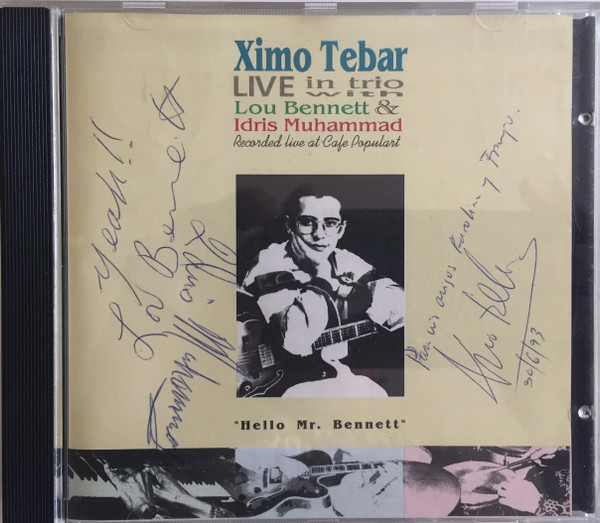XIMO TÉBAR - Hello Mr. Bennett (The Jazz Guitar Trio Vol.1) cover 